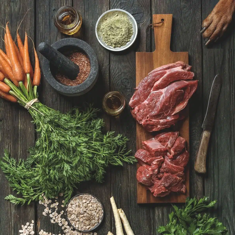 Natuurlijke ingrediënten in gezond hondenvoer