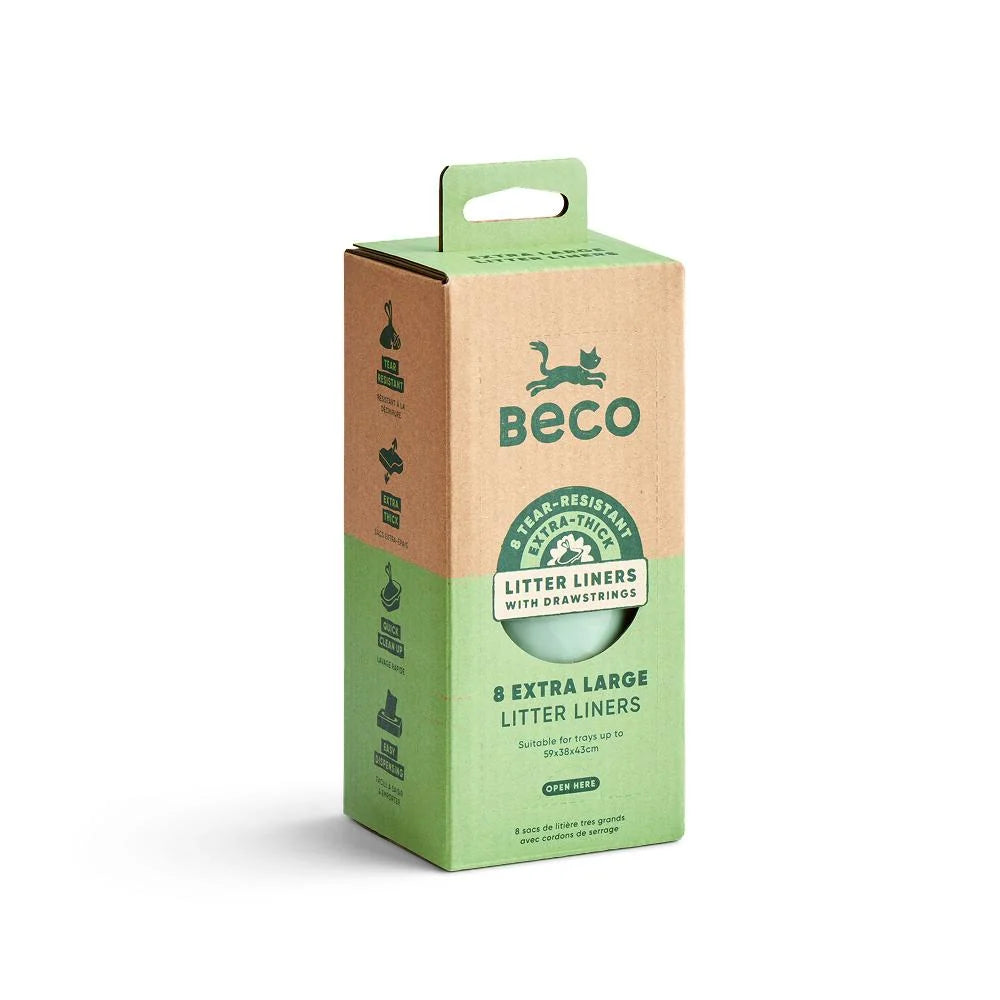 Beco Cat Litter Liner kattenbakzakken 8 stuks - 3 formaten