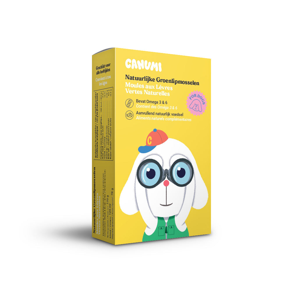 Canumi natuurlijke Groenlipmosselen | 120 gram