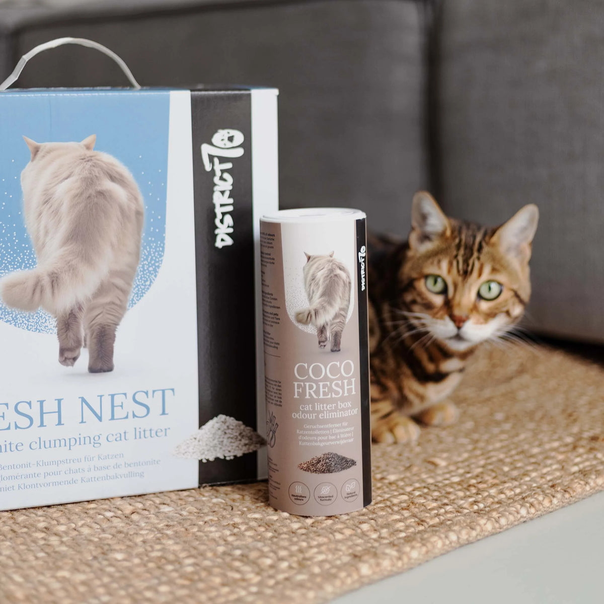 District70 Coco Fresh natuurlijke kattenbak geurverwijderaar | 400gr
