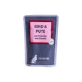 Escapure Kat natvoer pouch Rund en Kalkoen | 100gr ~ pre-order ~