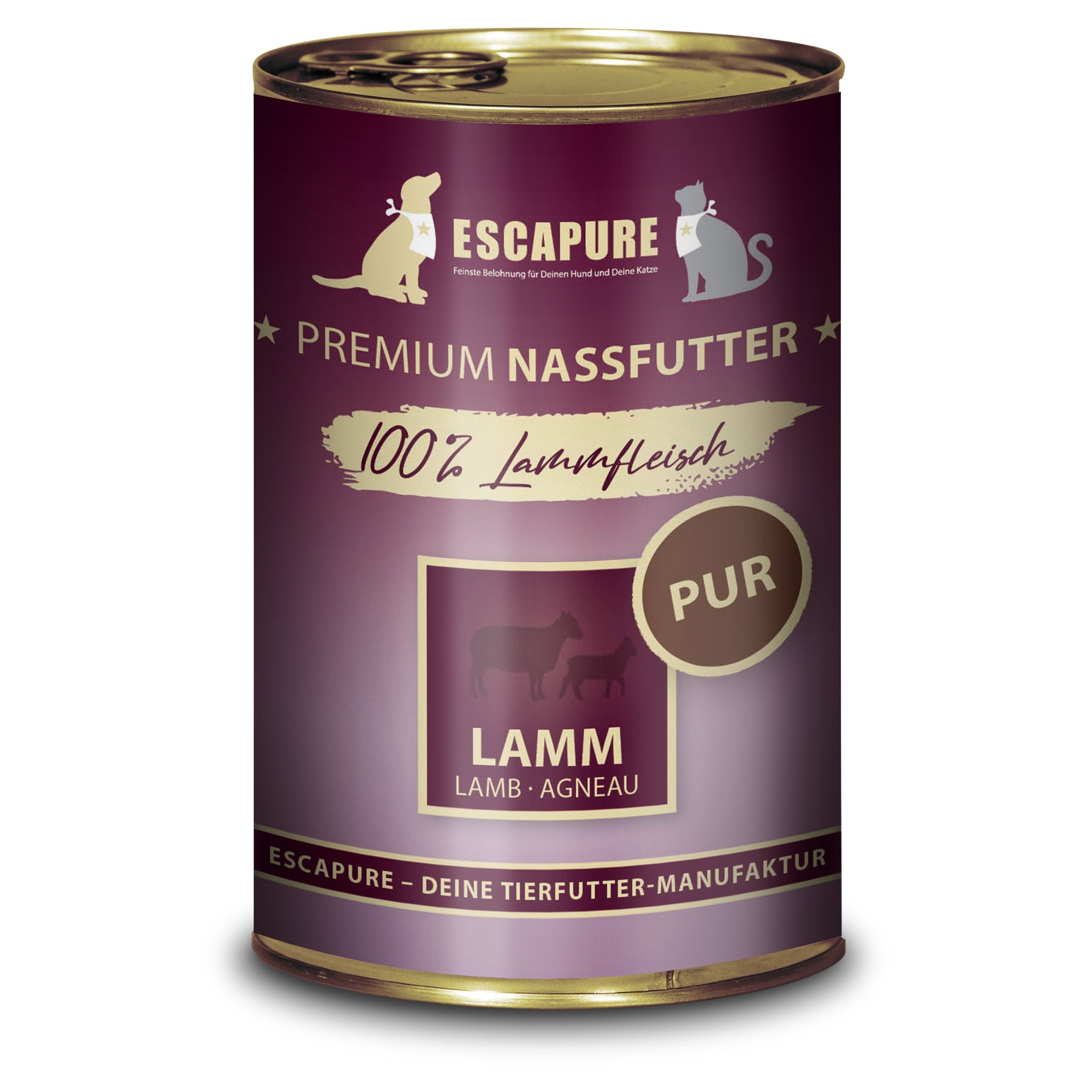 Escapure PUUR Lam blikvoer | 400 gr