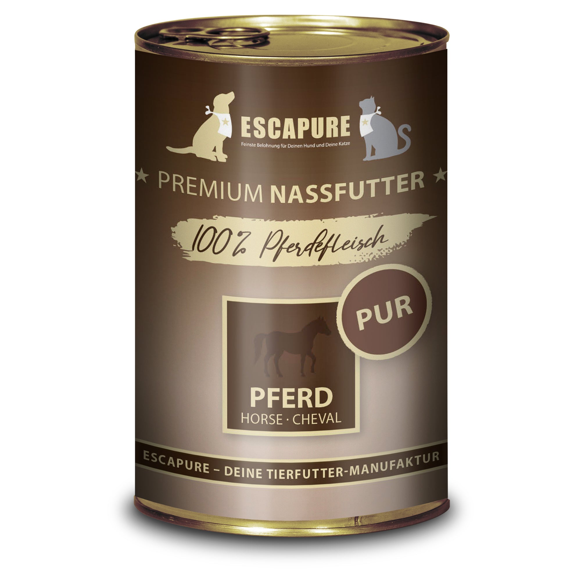 Escapure PUUR Paard blikvoer | 400 gr