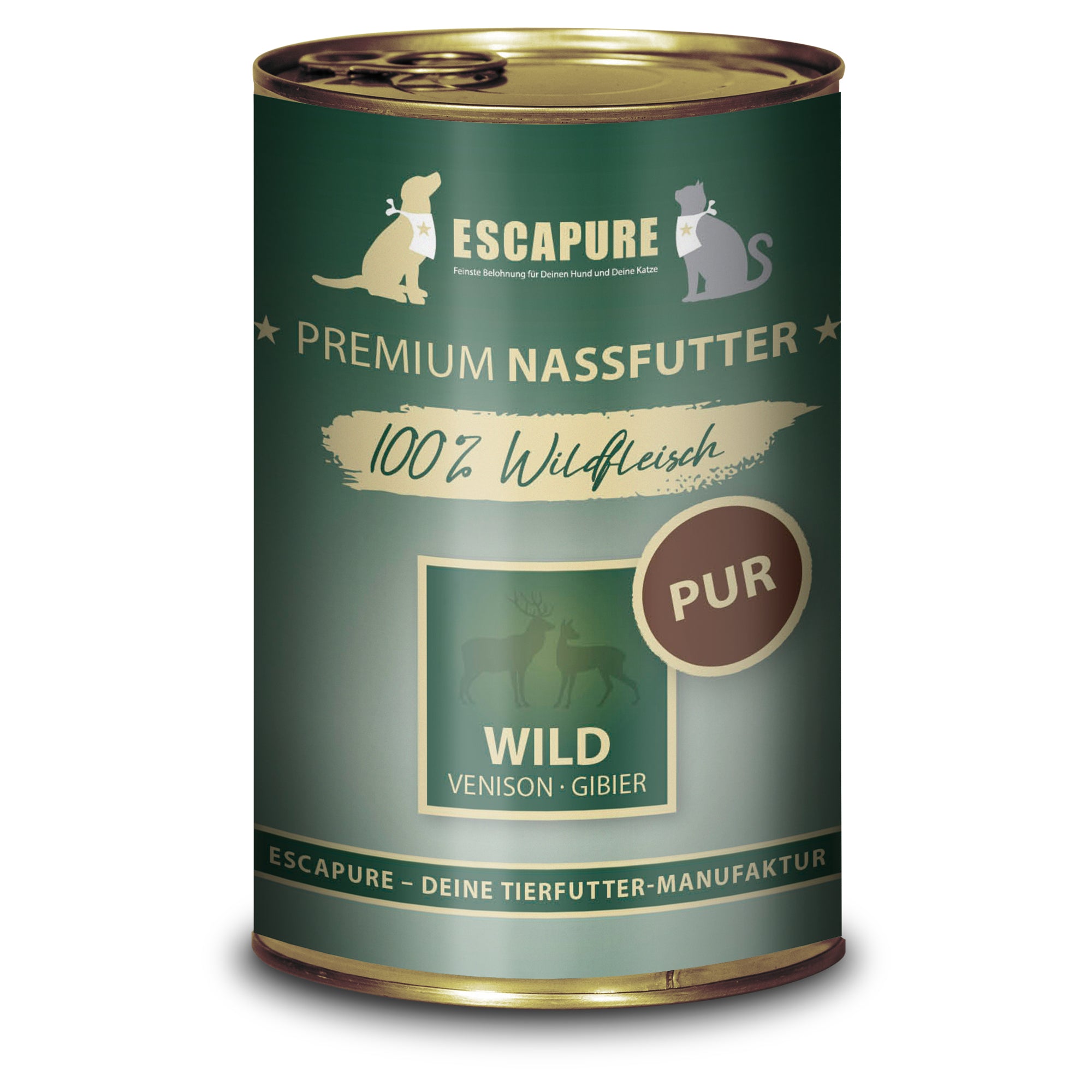Escapure PUUR Wild blikvoer | 400 gr
