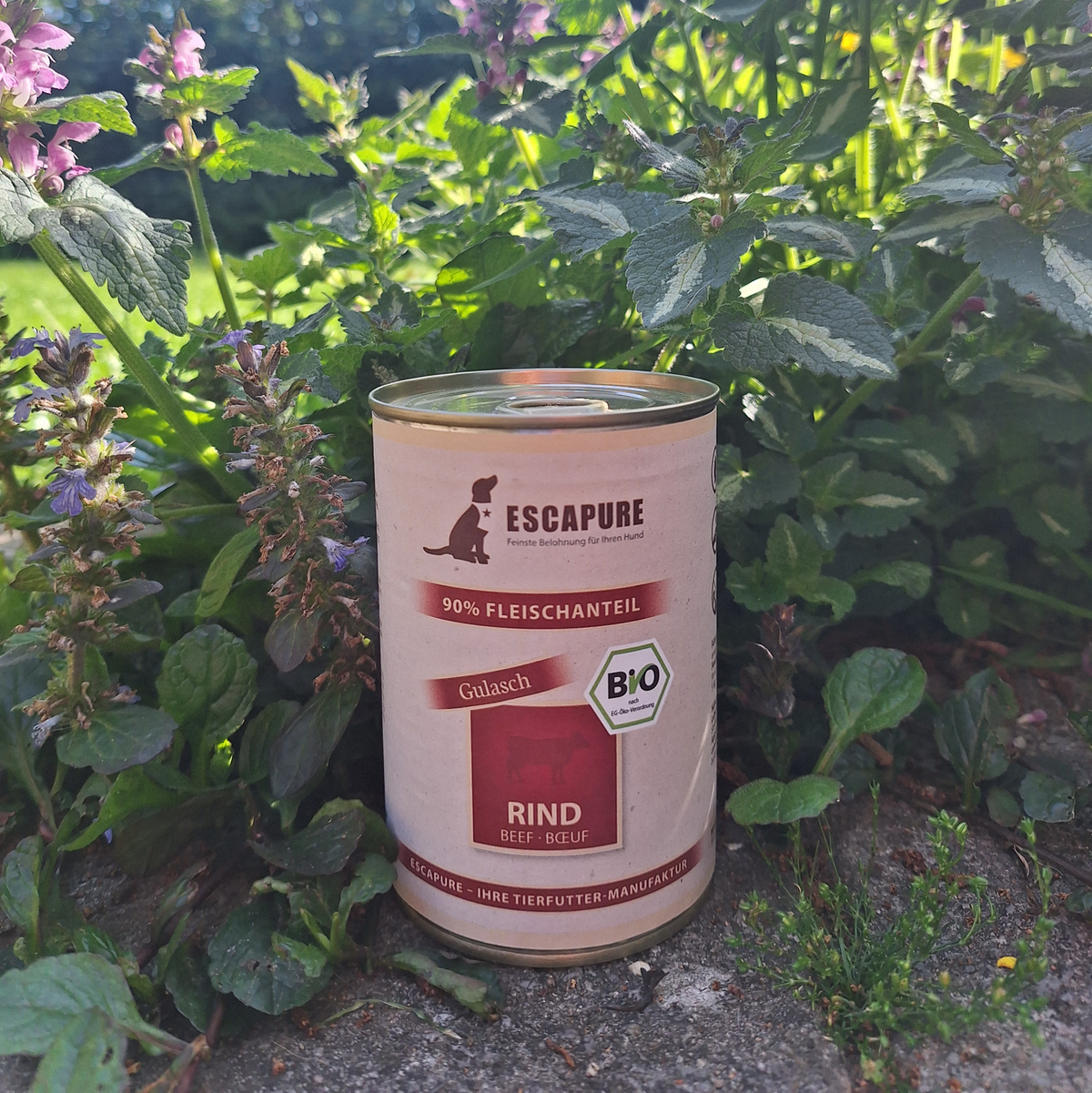 Escapure BIO Rund blikvoer | 400 gr