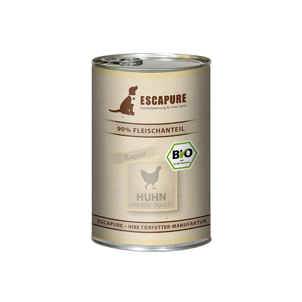 Escapure BIO Kip blikvoer | 400gr
