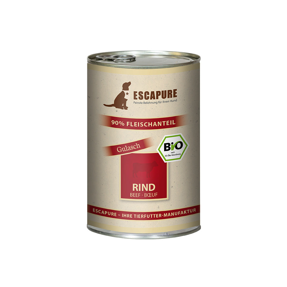 Escapure BIO Rund blikvoer | 400 gr