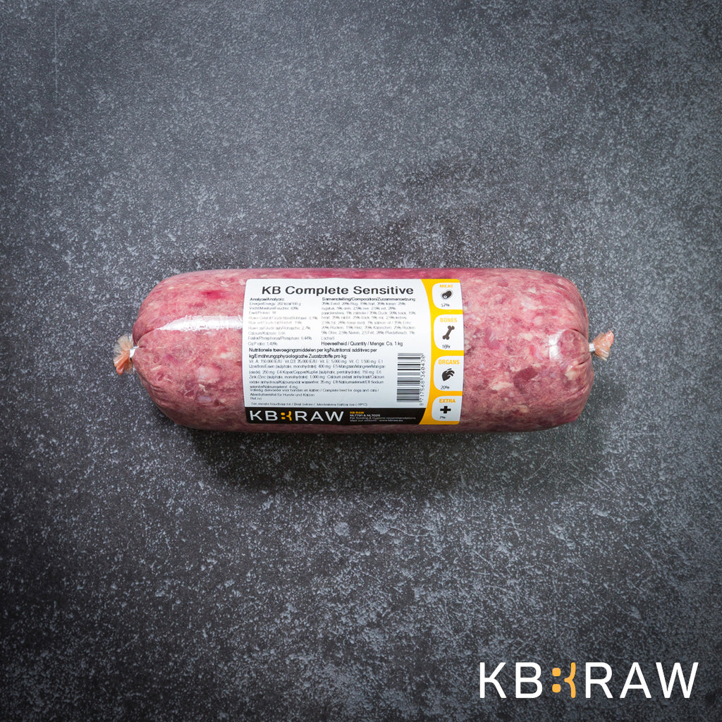 KB Raw Complete Sensitive kvv 1kg - diepvries