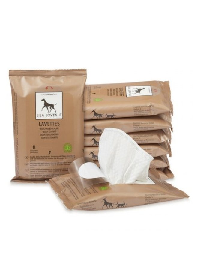 Lila Loves It Lavettes | Wegwerpbare washandjes