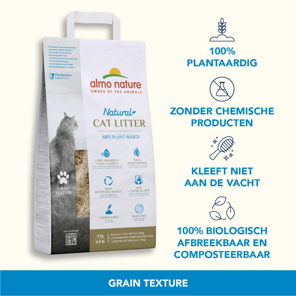 Almo Nature kattenbakvulling Grain Texture | 4kg